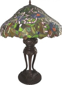 Stolná lampa Tiffany Emmi - Ø 57 * 83 cm E27 / max 3 * 40W