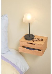 Závesný nočný stolík s poličkami v dekore duba v prírodnej farbe AtHand – Hübsch