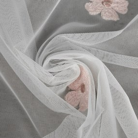 ZÁCLONA NA KRÚŽKOCH ELSA 140X250 CM BIELA