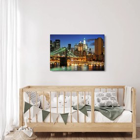 Obraz - Most s New Yorkom (90x60 cm)