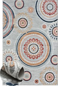 My Flair, Kusový koberec Ivy grau – na von aj na doma, 160x230, viacfarebná, chodba / predsieň