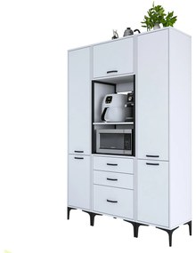 Policová skriňa Jenaretta 145 (biela). Akcia -18%. Vlastná spoľahlivá doprava až k Vám domov. 1102212