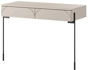 Toaletný stolík Sonatia 100 cm s dvoma zásuvkami - kašmír