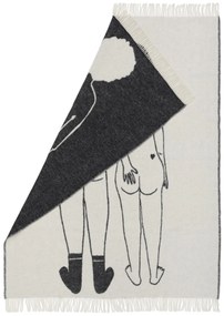 helen b Vlnený prehoz Naked couple back 130 x 170 cm