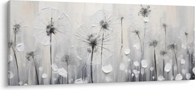 Obraz - Púpavy, maľba (120x50 cm)