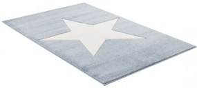 Koberec Happy Rugs SHOOTINGSTAR modrý / biely