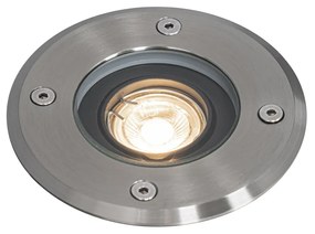 Moderné vonkajšie zemné bodové svetlo oceľ 35 mm nastaviteľné IP65 - Delux