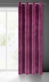 ZATEMŇOVACÍ ZÁVES NA KRÚŽKOCH RIA 140X250 CM FIALOVÁ