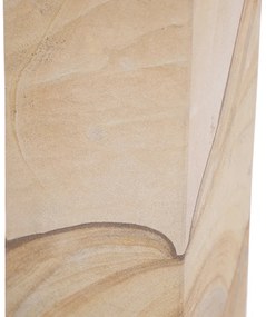 Moderná stojaca vonkajšia lampa pieskovcová 70 cm - nevrlá