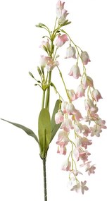 Dekorácia ružová umelá kvetina zvonček Bells Bouquet - 15*6*80 cm
