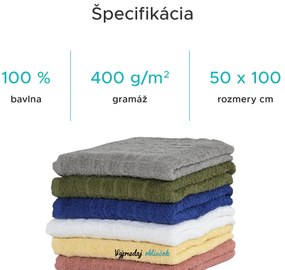 Uterák SOFT 50 x 100 cm tehlový, 100% bavlna
