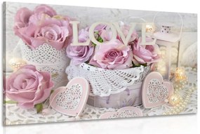 Obraz romantická dekorácia vo vintage štýle