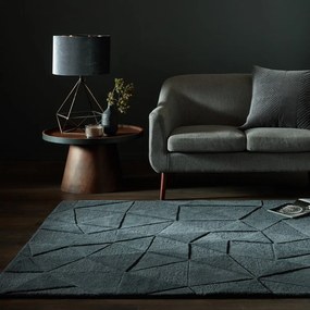 Sivý vlnený koberec 230x160 cm Shard - Flair Rugs