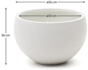 Kvetináč z cementu ø 56 cm Grau – Kave Home