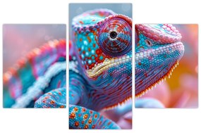 Obraz - Sfarbený chameleón (90x60 cm)