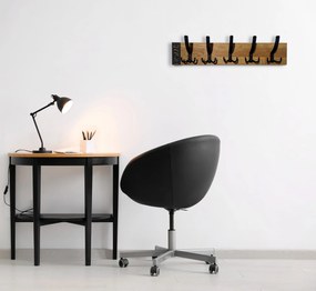 Dekorstudio Nástenný dubový vešiak Modern Oak 60cm