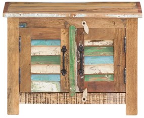 furniture-nabytek.cz - Masívna lavička Wakefield z recyklovaného dreva, lakovaná, viacfarebná
