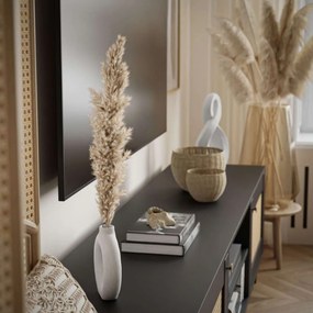 TV STOLÍK THEO S VIEDENSKÝM VÝPLETOM ČIERNY 180 cm