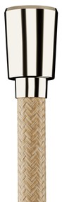 Hansgrohe Designflex, textilná sprchová hadica 1600 mm, kartáčovaný nikel, HAN-28260820