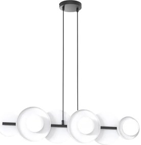 Luster na lankách MODEL 6xG9/8W/230V biela