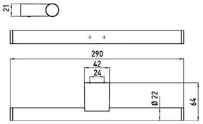 Emco System 2 - Dvojitý držiak náhradného toaletného papiera, chróm 350500101