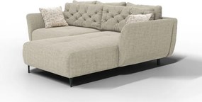 Rohová sedacia súprava Salo, béžová látka