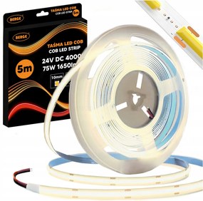 BERGE LED pásik COB Neon 24V - 528D - 15W/m - IP20 - 1650lm - 5m - neutrálna farba