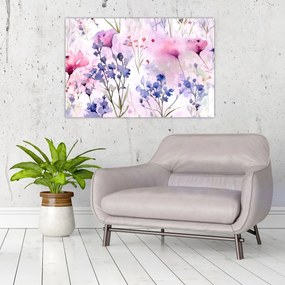 Obraz - Akvarelová lúka (90x60 cm)