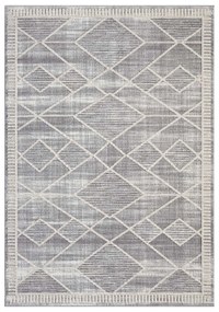 Dekorstudio Moderný koberec do obývačky FLAIR 178 - sivý Rozmer koberca: 80x150cm