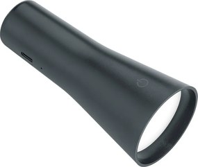 Matne čierna kovová LED stolová lampa (výška 36 cm) Maxi – Reality