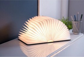 Čierna svetelná dekorácia na USB Booklight – Gingko