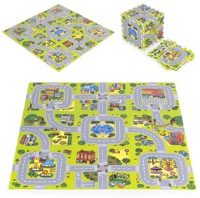 ECOTOYS Podložka z EVA peny CITY 018