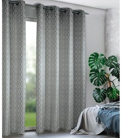 Sivý záves 135x245 cm Dekor – Sehlbach