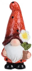 Škriatok s lienkovým vzorom 24 cm