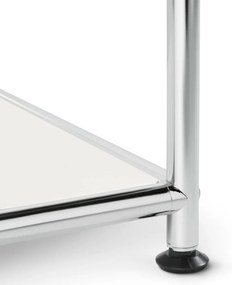 Otvorený kovový regál »CN3«, biely