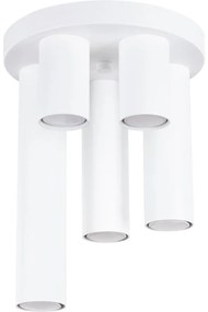 Sollux SL.1465 - Bodové svietidlo LAGOS 5xGU10/10W/230V biela