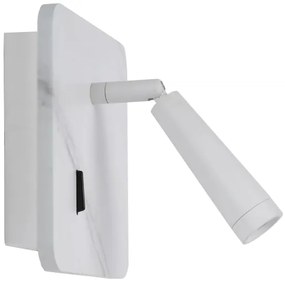 Lucide 77282/03/31 - LED Nástenné bodové svietidlo OREGON LED/4W/230V USB biela