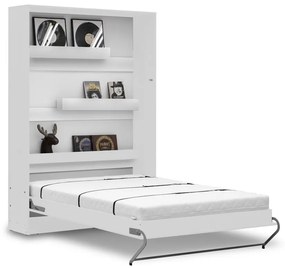 Sklápacia posteľ 120x200 New Elegance - biely mat