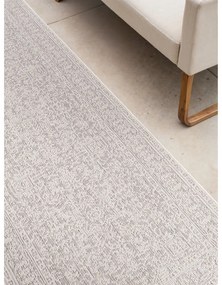 Vnútorný a vonkajší behúň v sivej a slonovinovej farbe 80x250 cm Duet Kona – NORTHRUGS