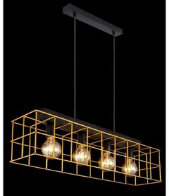 Globo 15530B-4H - Luster na lanku MERRIL 4xE27/60W/230V