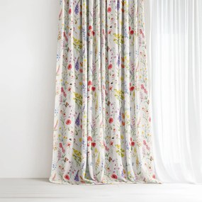 Goldea dekoračný záves valencia - rozkvetlá lúka 280x135 cm