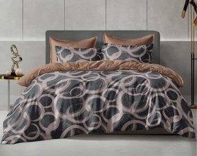 Flanelové obliečky z mikrovlákna BRUSARI sive-hnedé Rozmer obliečky: 70 x 80 cm | 140 x 200 cm