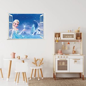 Samolepka na stenu "Elsa 3D" 50x70 cm