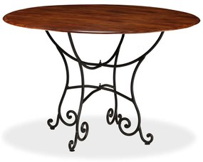 Jedálenský stôl, akáciový masív s medovým náterom 120x76 cm 245642