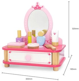 Drevený toaletný stolík pre dievčatká Viga