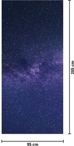 Fototapeta na dvere - Galaxia (95x205cm)