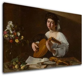 Obraz na plátne Michelangelo Caravaggio - Lutnista | rôzne rozmery