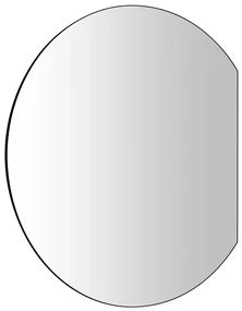 Sapho Sapho, DARA CUT LED podsvietené zrkadlo 20W, ø 100x90cm, vykurovacia fólia, 30562CI