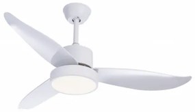 GLOBO 03600 RAMONA stropný ventilátor s LED osvetlením D1140mm 18W/990lm 4000K biela, diaľkové ovládanie