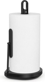 Matne čierny oceľový držiak na kuchynské utierky – simplehuman